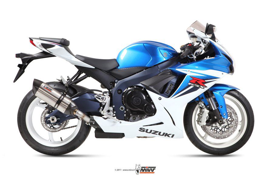 MIVV Suono Steel Black RVS demper Suzuki GSX-R600/750 '11-