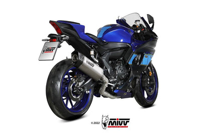 Mivv Full System Met Sr-1 Rvs Demper Voor De Yamaha R7 '22- (Hoge Montage) Race