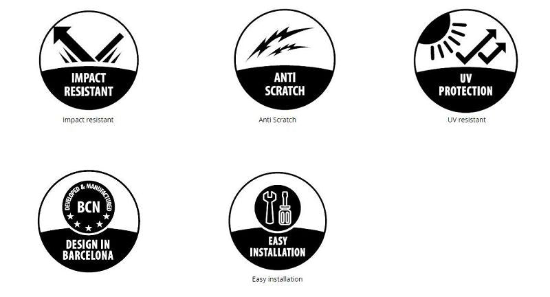 Velgsticker Puig met logo BMW S1000XR '15-