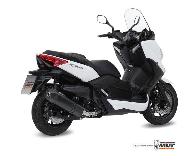 Mivv Compleet Systeem Met Speed Edge Black Steel Rvs Demper Yamaha X-Max 400 '13-