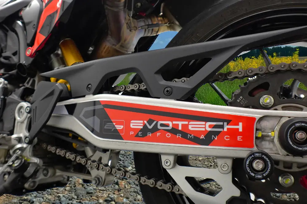Swingarm sticker / protector Evotech Performance Ducati Hypermotard 698 Mono '24-