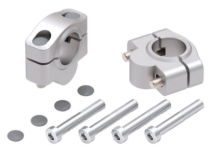 Stuurverhogers 20mm zilver Hepco&Becker Suzuki GSX-8TT '25-