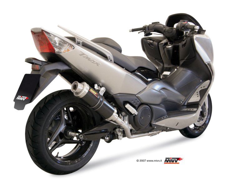 MIVV compleet systeem met carbon GP demper Yamaha T-MAX 500 '08-'11