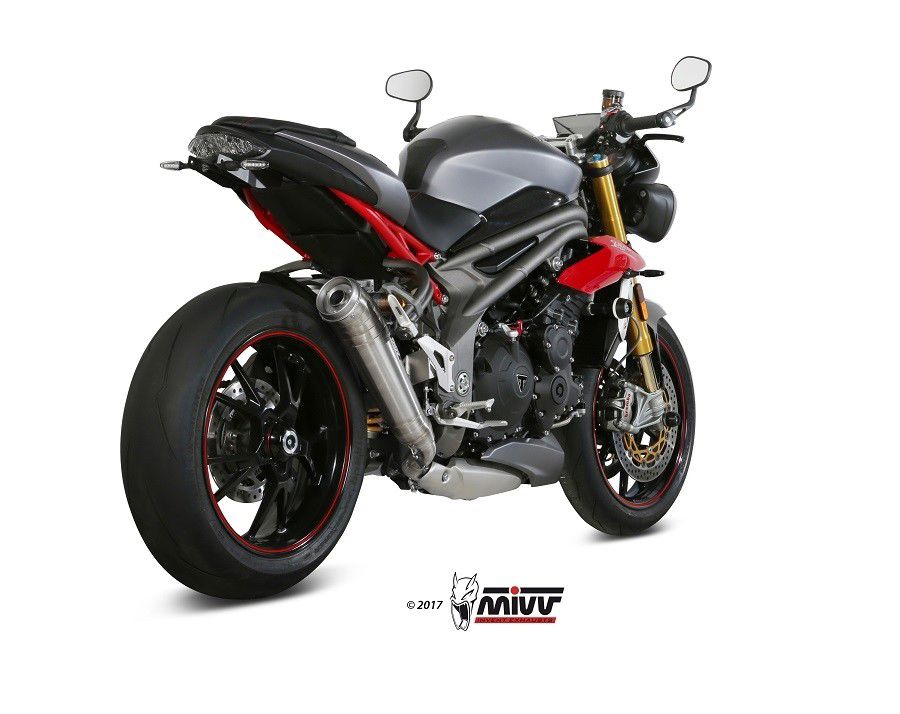 Mivv Ghibli Rvs Dempers High Up (2 Stuks) Triumph Speed Triple 1050 '16-