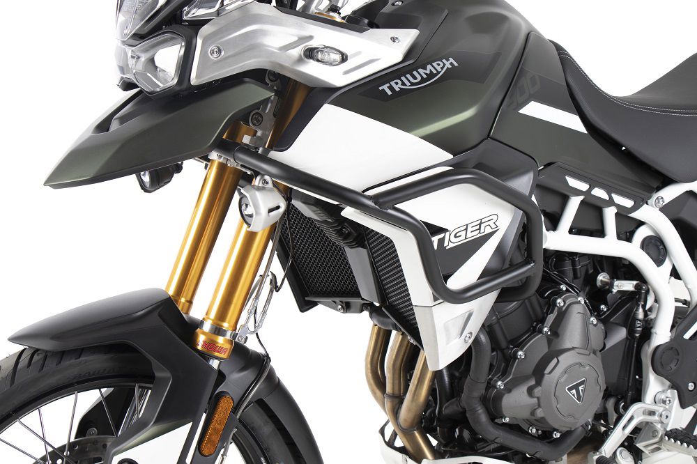 Tank Valbeugel ''Solid'' (Tank Guard) Zwart Hepco&Becker Triumph Tiger 900 Rally/Gt/Pro '20-'23