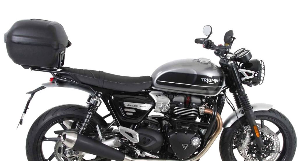Topdrager Zwart Alurack Hepco&Becker Triumph Speed Twin '19-21