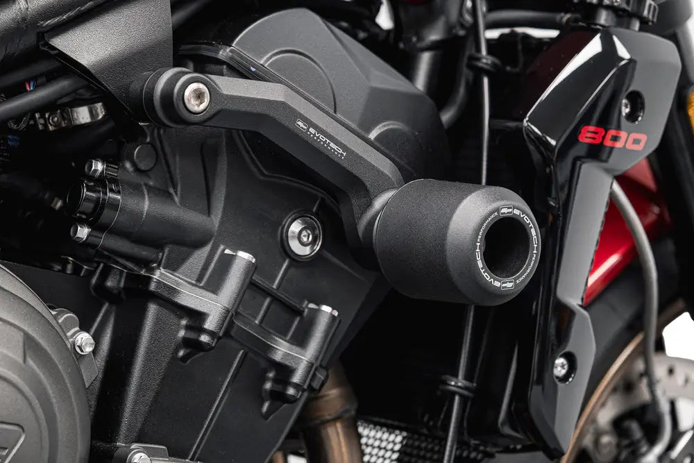 Crash bobbins Evotech Performance Triumph Trident 800 '26-