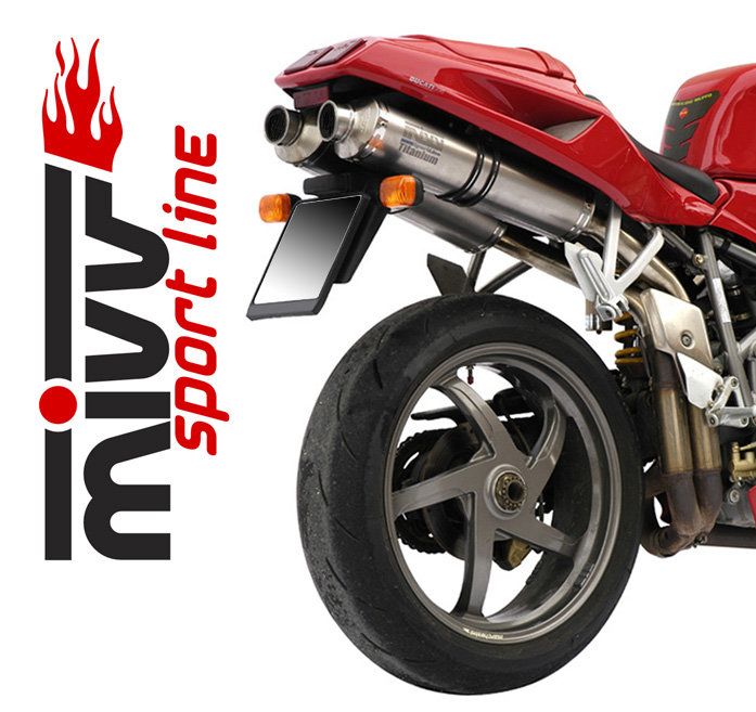 Mivv Oval Classic Titanium Demperset (Small) Ducati 748/916/996/998
