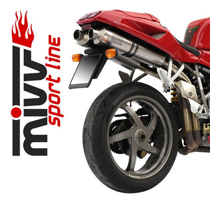 Mivv Oval Classic Titanium Demperset (Small) Ducati 748/916/996/998