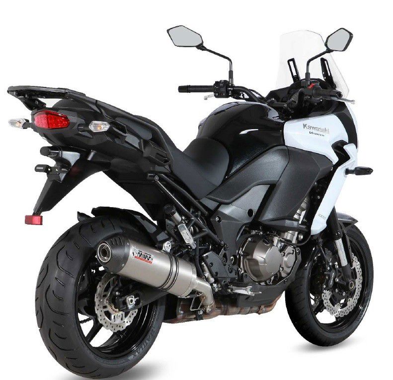 Mivv Oval Titanium Demper Met Carbon Cap Kawasaki Versys 1000 '15-