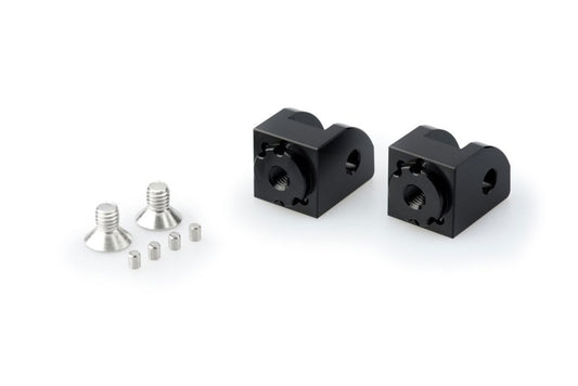 VARIO voetsteunadapters voor- en achterzijde van Puig voor diverse Ducati modellen