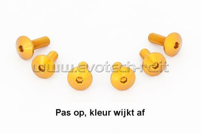 Kuipruitboutjes Evotech aluminium (set) Ducati 848/1098/1198/ MV Agusta F3 '12-'15