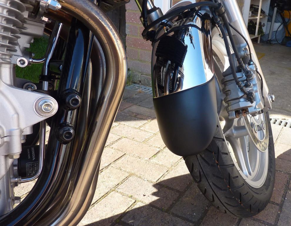Voorspatbord Verlenger Zwart Honda Cb1100 Abs `13-