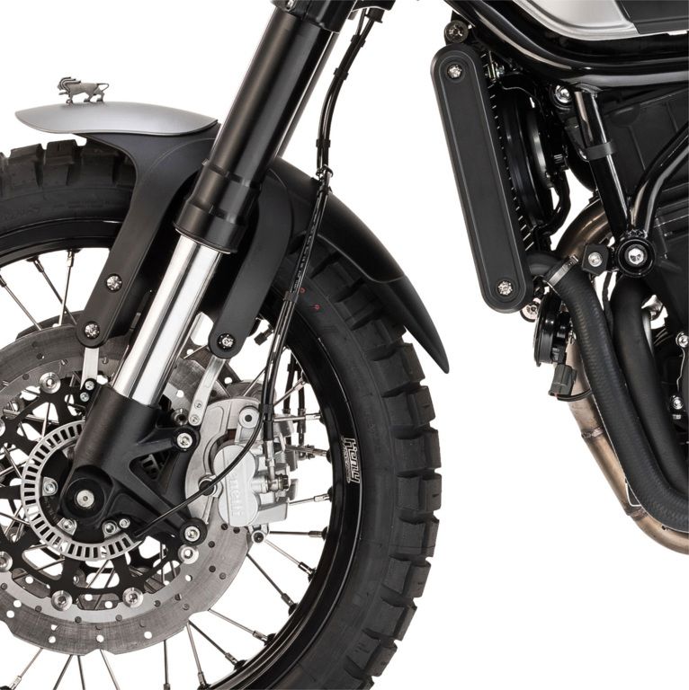 Voorspatbord Verlenger Voor De Achterkant Zwart Puig Benelli Leoncino 500/Trail '16-