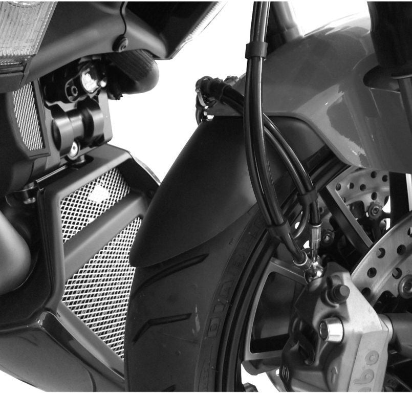 Voorspatbord verlenger zwart Puig Ducati Diavel '11-'15