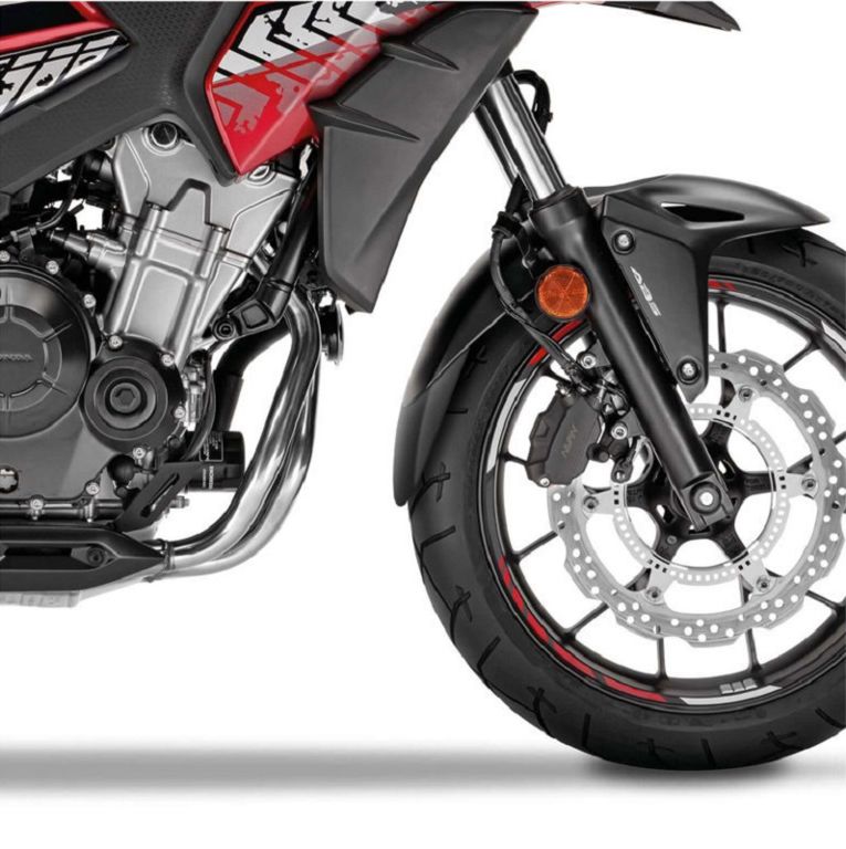 Voorspatbord Verlenger Voor De Achterkant Zwart Puig Honda Cbr500R / Cb500X '13-