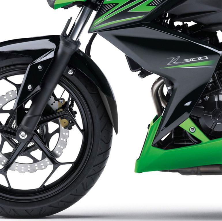 Voorspatbord Verlenger Voor De Achterkant Zwart Puig Kawasaki Ninja 300/Z300 '13-
