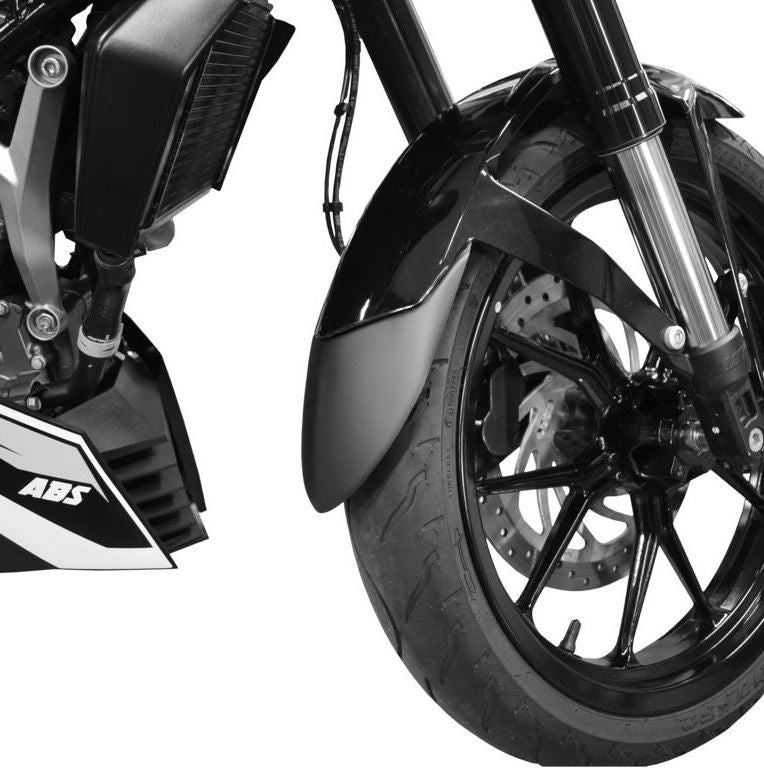 Voorspatbord verlenger voor de achterkant zwart Puig KTM 125/200/390 Duke '11-'16