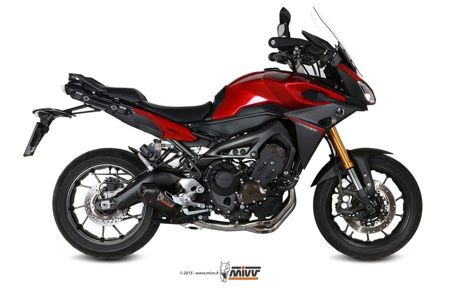 Mivv 3 In 1 Compleet Systeem Met Carbon Oval Demper Yamaha Mt-09 Tracer/Gt '15-20