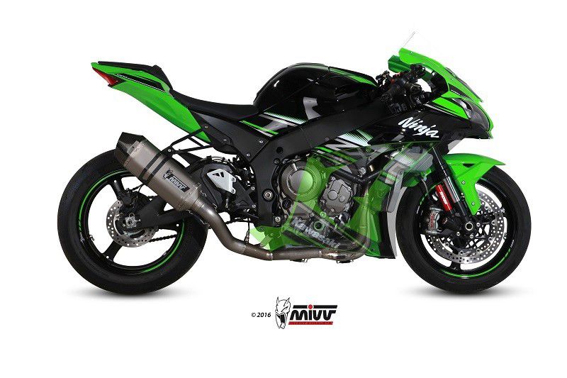 Mivv Rvs Power Steel Systeem Met Speed Edge Demper Kawasaki Zx10-R '16-
