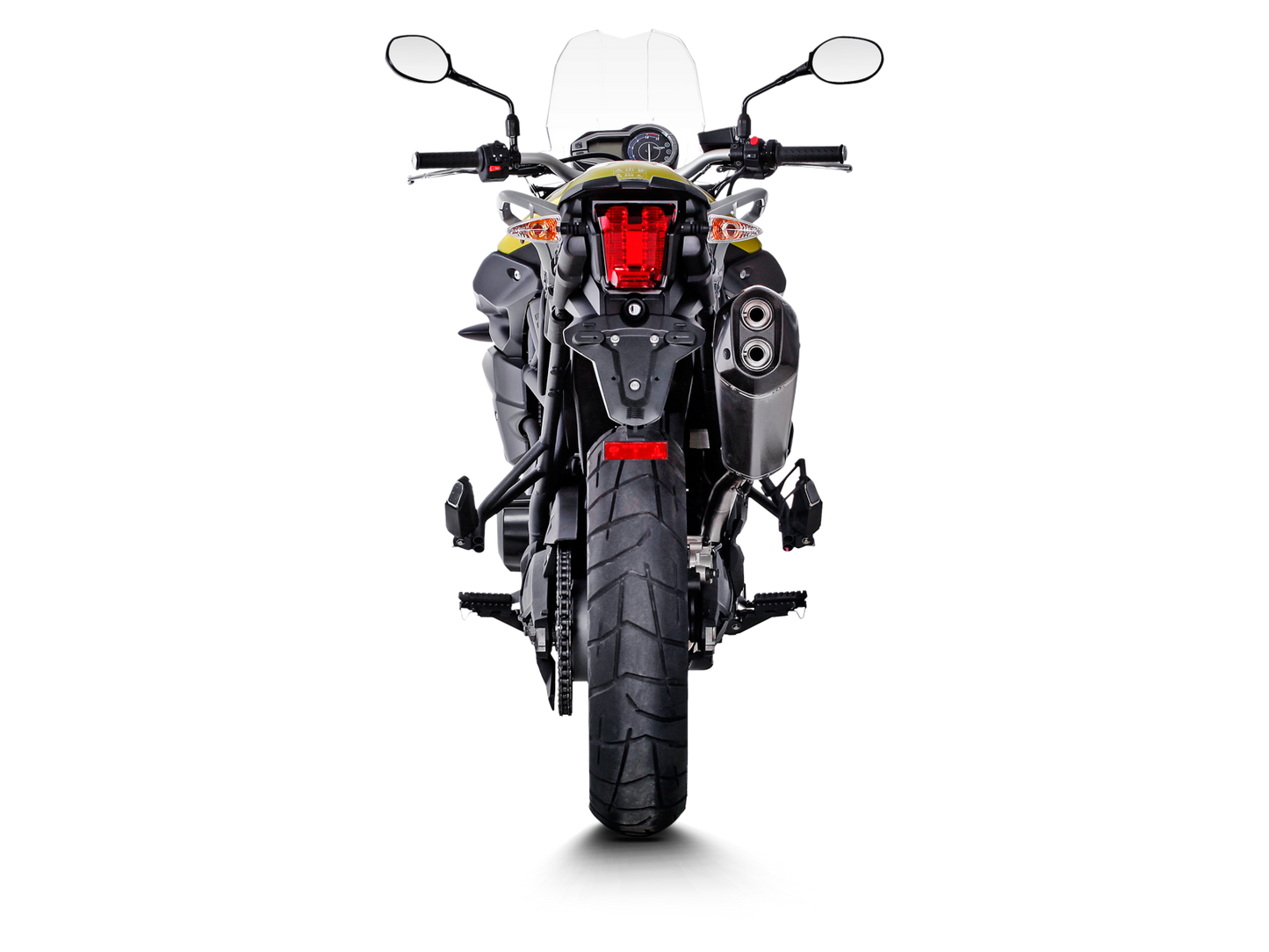 Akrapovič Uitlaat - Triumph Tiger 800 XC/XR/XRx/XCx/XRT/XCA 2011-2016 - Slip-On Line (Titanium) - Motor Accessoires