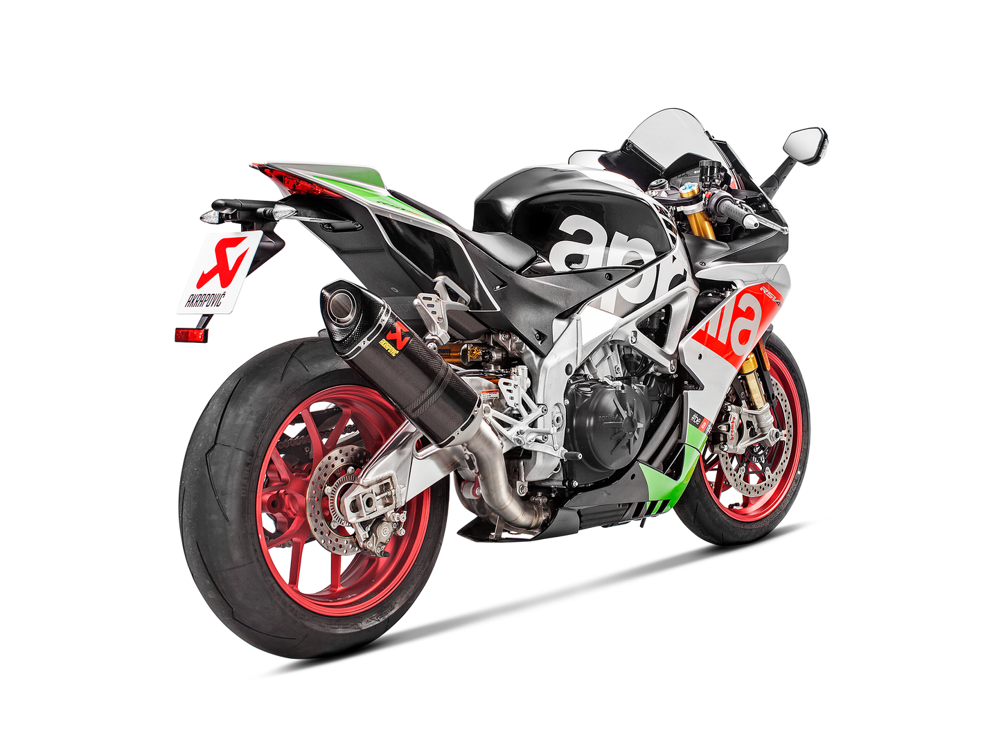 Akrapovič Uitlaat - Aprilia RSV4 2017-2020 & meer - Slip-On Line (Carbon)