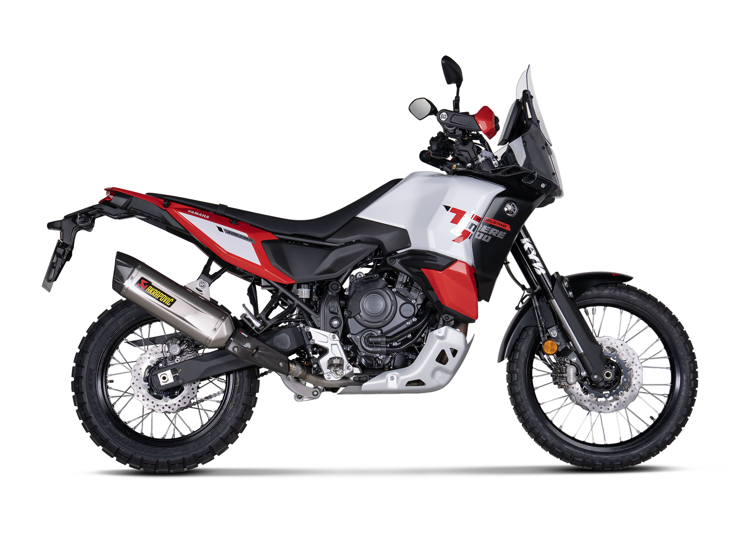 Akrapovič Uitlaat - Yamaha Ténéré 700 2019-2026 - Slip-On Line (Titanium) - Motor Accessoires