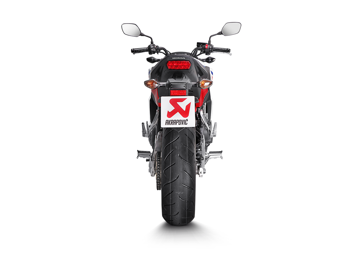 Akrapovič Uitlaat - Honda CB650F 2014-2016 | CBR650F 2014-2016 - Racing Line (Titanium) - Motor Accessoires