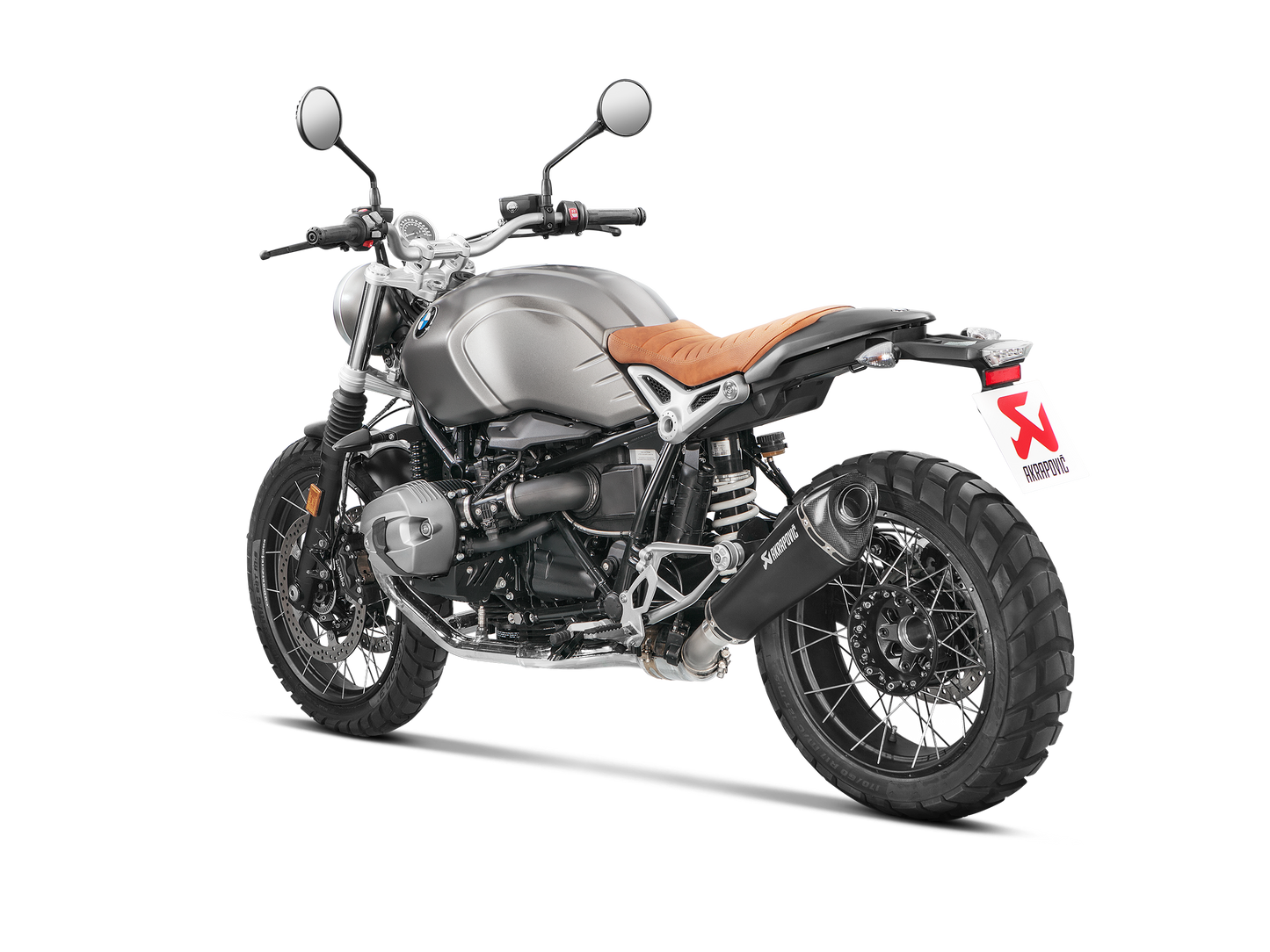 Optionele Akrapovič Uitlaat Accessoires - BMW R NINET 2021-2023 | R NINET Pure 2021-2023 | R NINET Racer 2021-2023 | R NINET Scrambler 2021-2023 | R NINET Urban G/S 2021-2023 - Link Pipe (Titanium) - Motor Accessoires