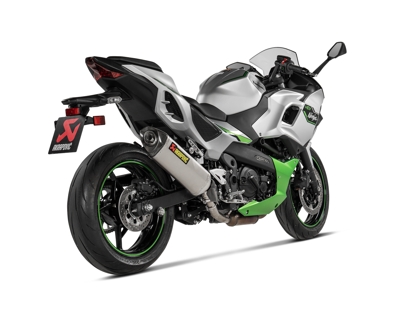 Akrapovič Uitlaat - Kawasaki Ninja 7 / Z7 Hybrid 2024-2024 - Slip-On Line (Titanium) - Motor Accessoires