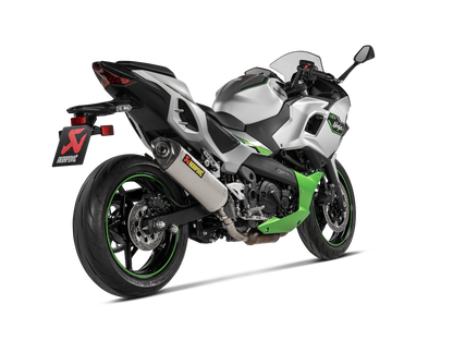 Akrapovič Uitlaat - Kawasaki Ninja 7 / Z7 Hybrid 2024-2024 - Slip-On Line (Titanium) - Motor Accessoires
