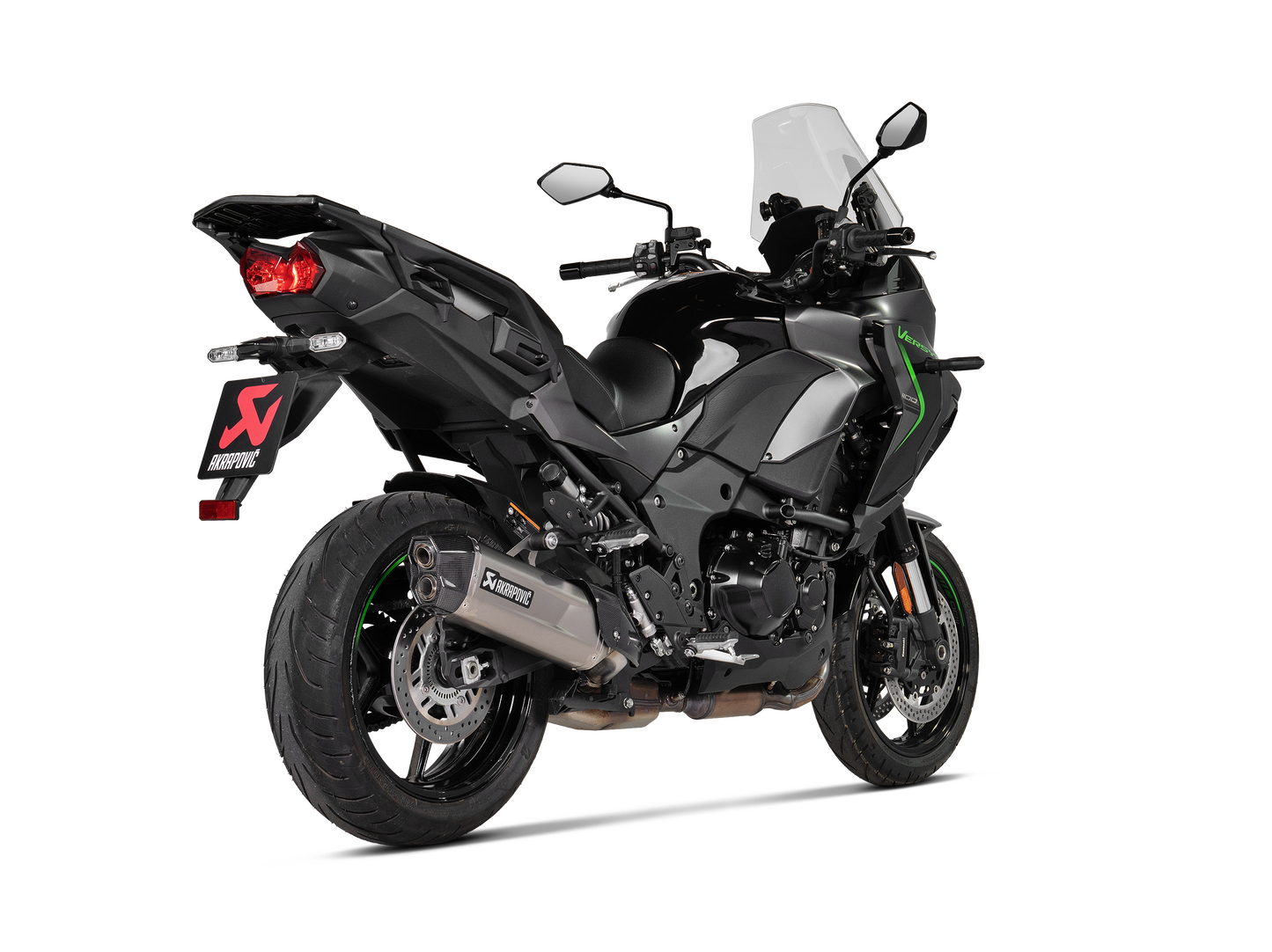 Akrapovič Uitlaat - Kawasaki Versys 1100 2025-2026 - Slip-On Line (Titanium)