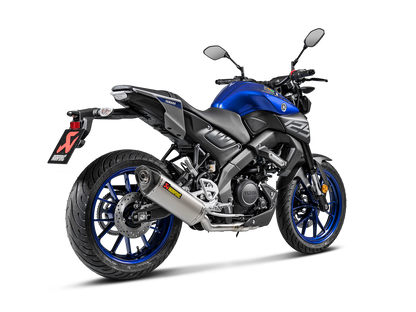 Akrapovič Uitlaat - Yamaha MT-125 2020-2020 | R125 2019-2020 | YZF-R15 2019-2020 - Racing Line (Titanium) - Motor Accessoires