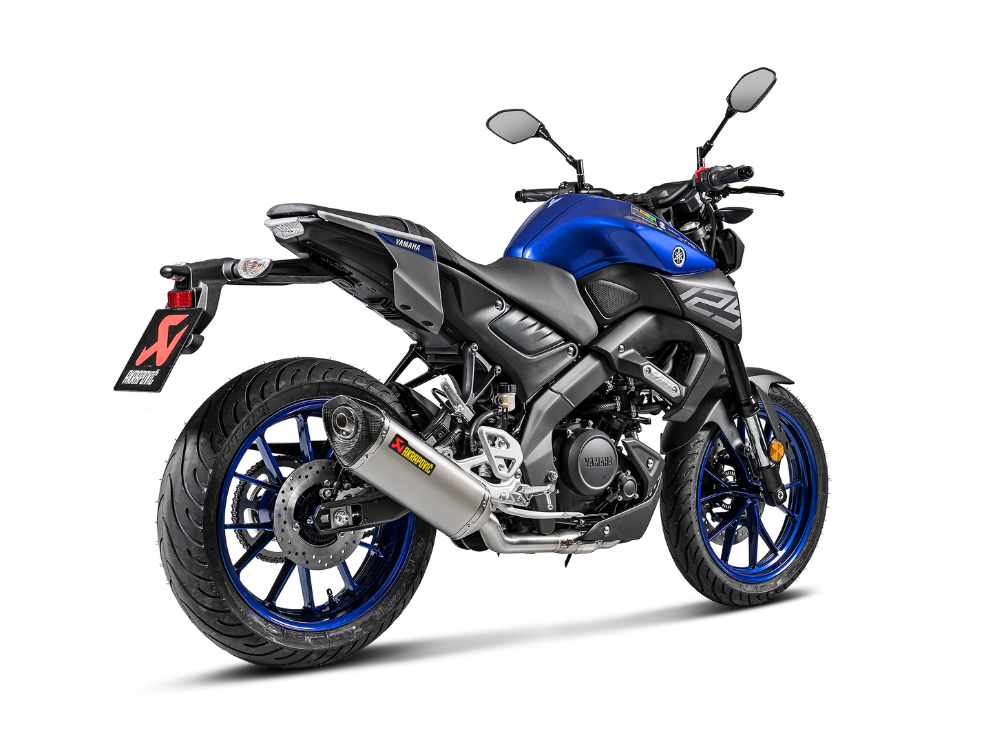 Akrapovič Uitlaat - Yamaha MT-125 2020 & meer - Racing Line (Titanium)