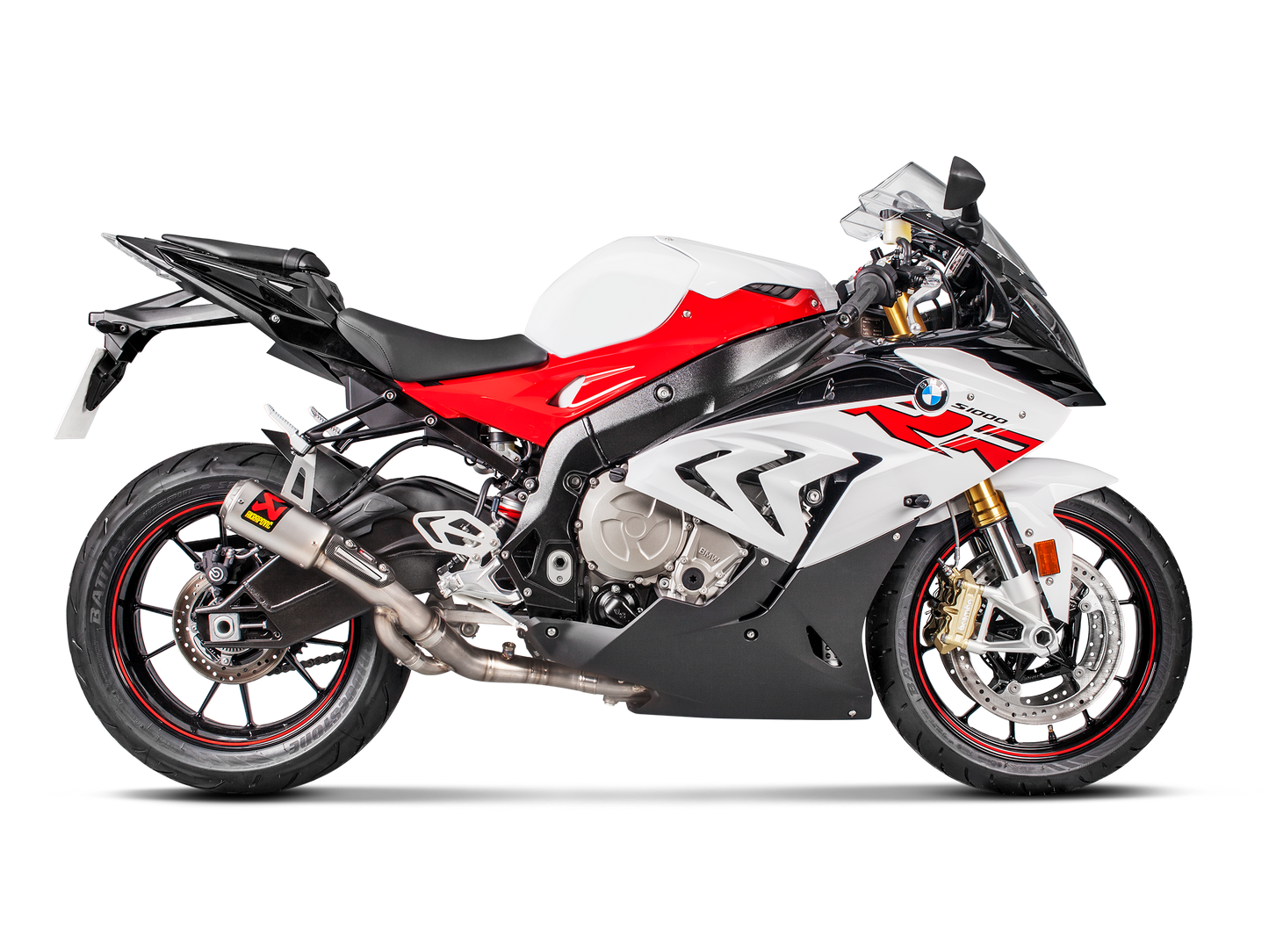 Akrapovič Uitlaat - BMW S 1000 RR 2017-2018 - Slip-On Line (Titanium) - Motor Accessoires