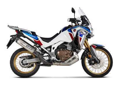 Akrapovic Uitlaat - Motor Accessoires - Honda CRF1100L Africa Twin / Adventure Sports - 2020 t/m 2023 - Slip-On Line (Titanium)