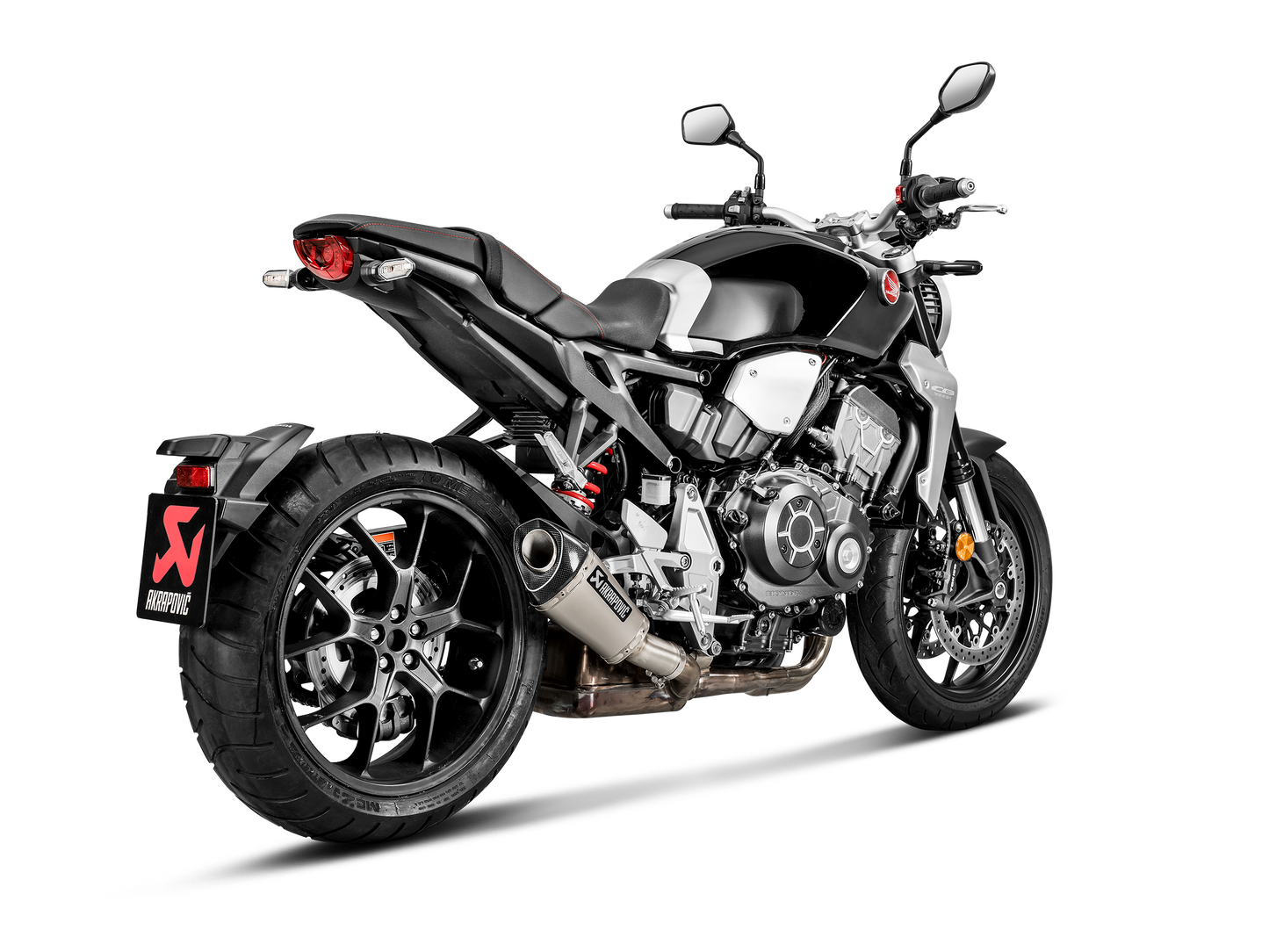 Akrapovič Uitlaat - Honda CB1000 R 2018-2024 - Slip-On Line (Titanium) - Motor Accessoires