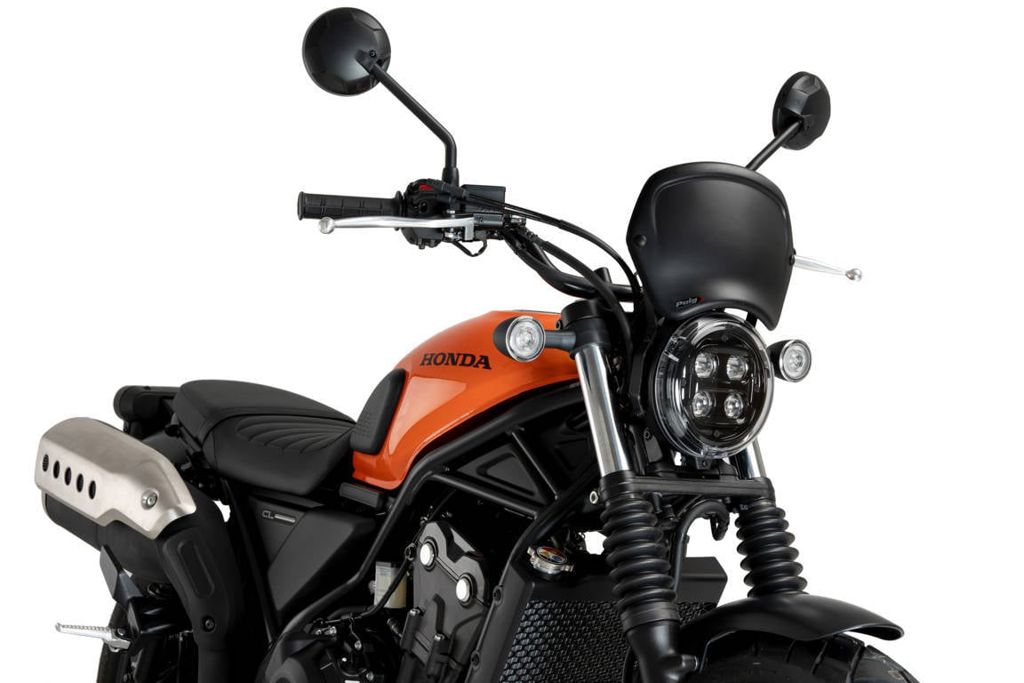 Front plate Puig Honda CL500 '23- carbon look
