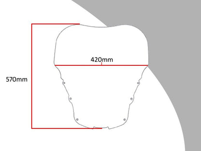 Vervangingsruit Touring Honda Cbr1100Xx Blackbird '97-