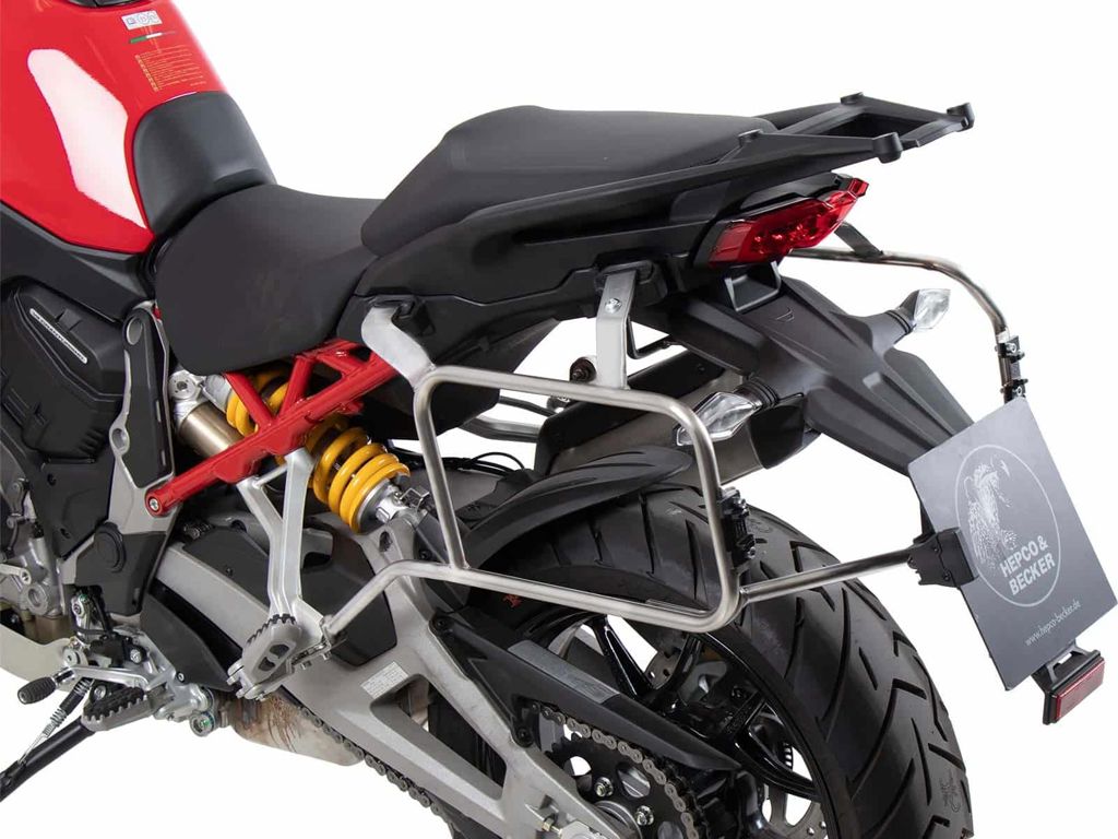 Kofferrek 'Cutout' Rvs Hepco&Becker Diverse Ducati Multistrada V4 -'24