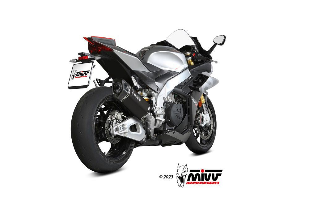 Mivv Sr-1 Black Titanium Demper (Euro 5) Aprilia Tuono V4 1100 / Rsv4 '21-