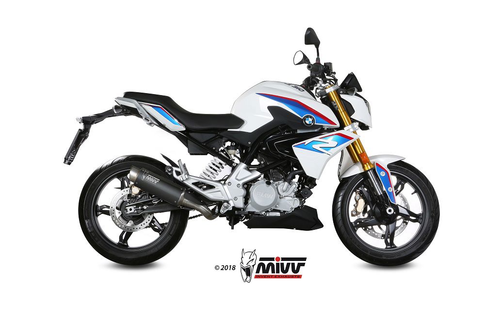 Mivv Gp Pro Black Rvs Bmw G310R '18-