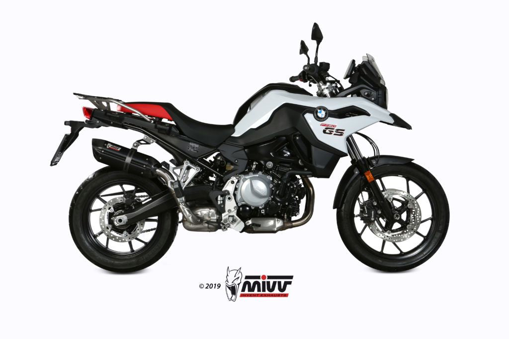 Mivv Suono Steel Black Rvs Dempers Bmw F750/850Gs '18-