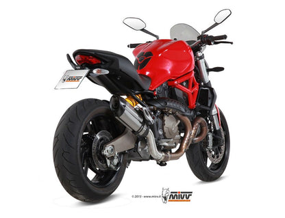 Mivv Suono Steel Black Rvs Dempers Ducati M821 '14-17