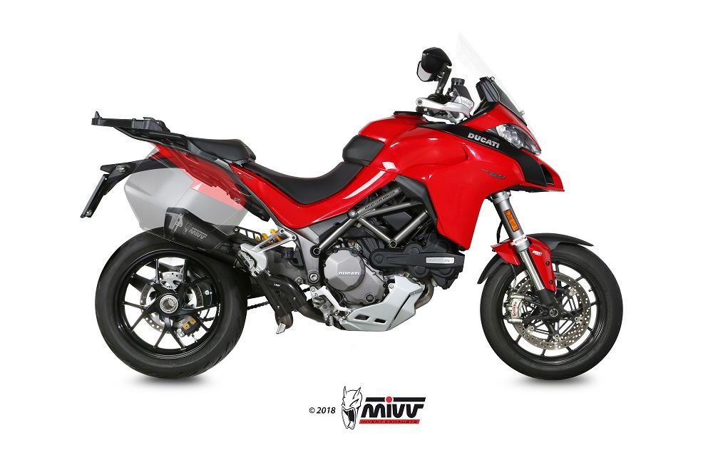 Mivv Delta Race Black Ducati Multistrada 1200/1260 Zonder E Keur