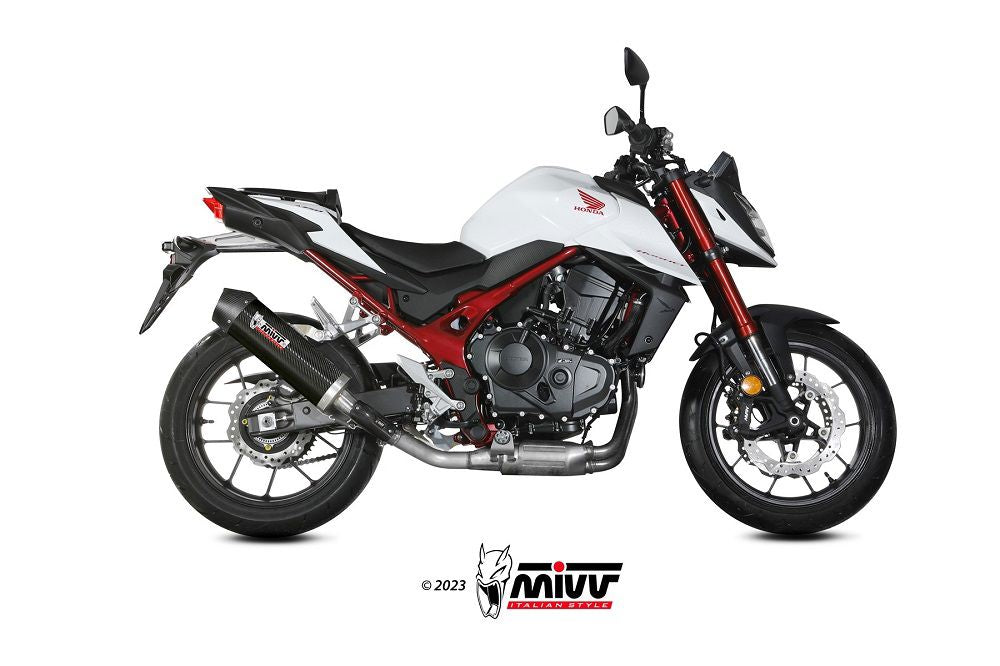 Mivv Oval Carbon Met Carbon End Cap Honda Cb750 Hornet 750 '23-