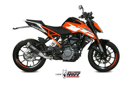 Mivv Gp Pro Black Rvs Ktm Duke 125/390 / Rc390 '17-