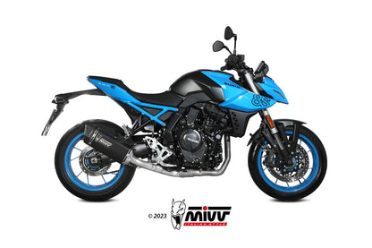 Mivv Compleet Systeem Met Sr-1 Zwart Rvs Demper Suzuki Gsx-8S '23-'24