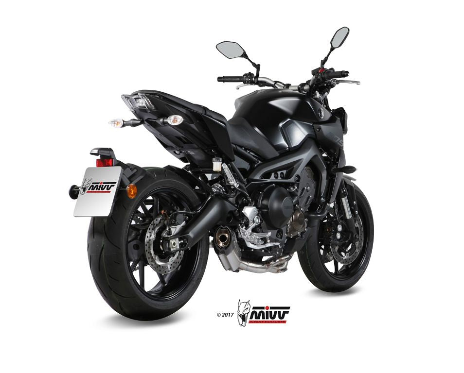 Mivv Systeem Met Suono Steel Black Demper Yamaha Mt-09 '13-20