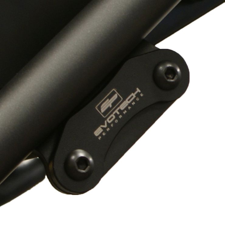 Afdekplaatjes duo voetsteunen Evotech Performance Yamaha MT-09 '13-16